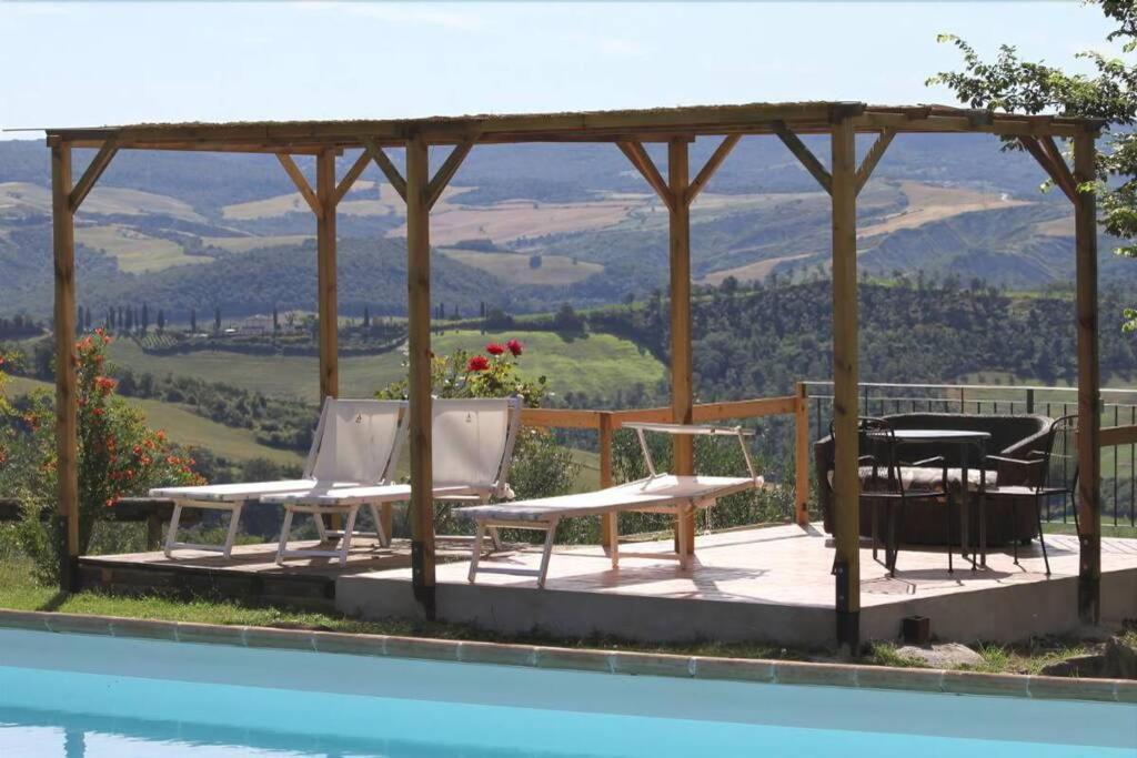 Casale Meraviglioso Val D'Orcia Con Piscina Радікофані Екстер'єр фото